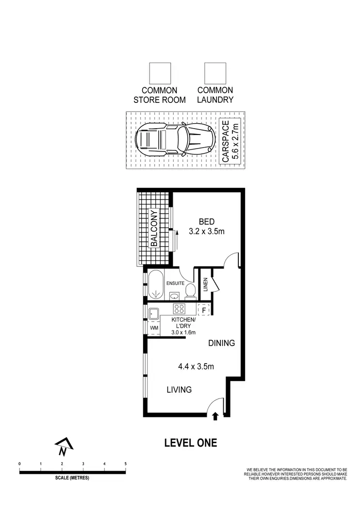 Floorplan of Homely unit listing, 15/58-60 Myers Street, Roselands NSW 2196