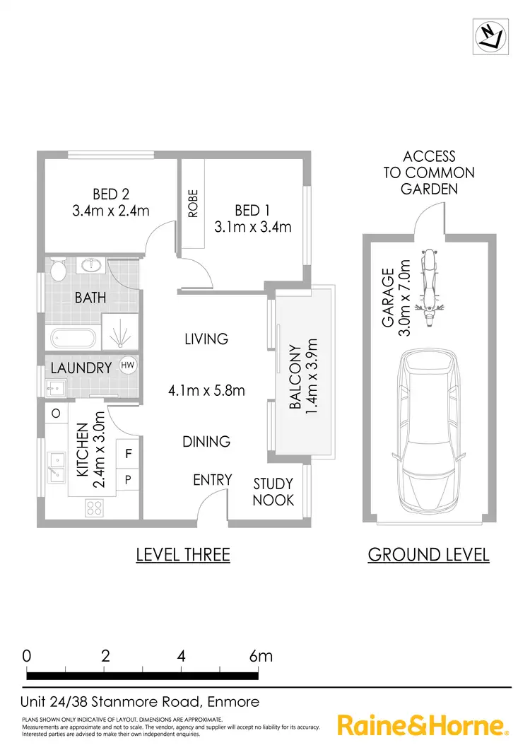 Floorplan of Homely apartment listing, 24/38-42 Stanmore Road (Entry via Tupper St), Enmore NSW 2042