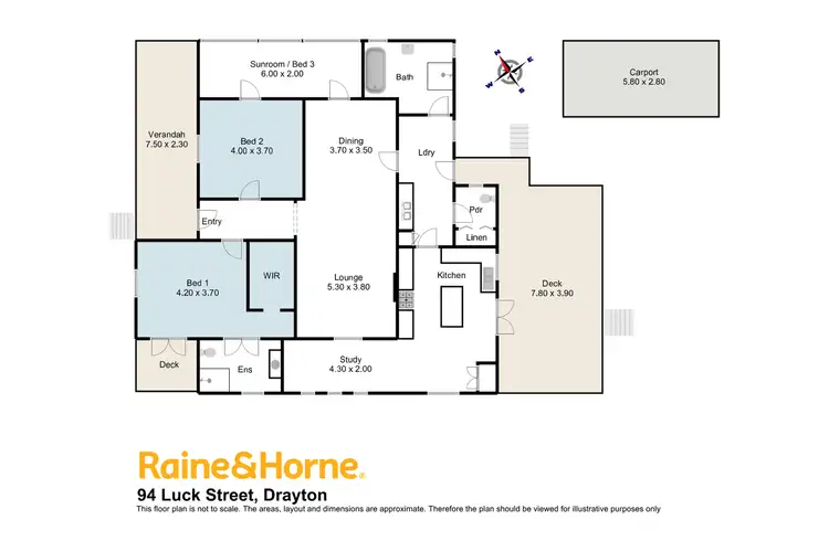 Floorplan of Homely house listing, 94 Luck Street, Drayton QLD 4350