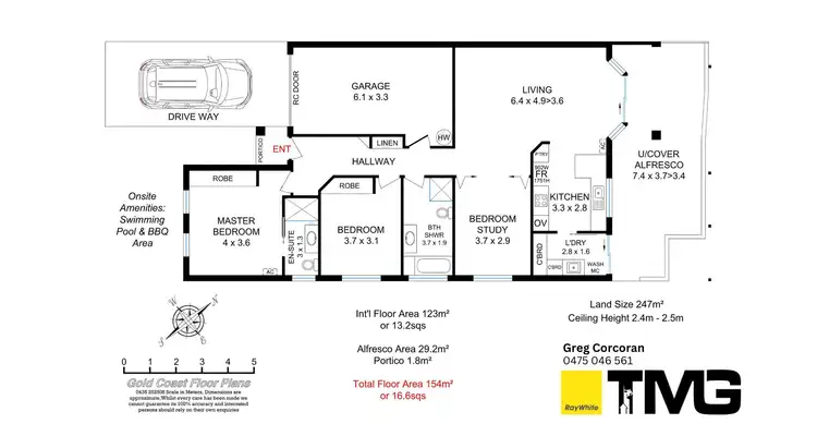 Floorplan of Homely townhouse listing, 11/45 Swanton Drive, Mudgeeraba QLD 4213