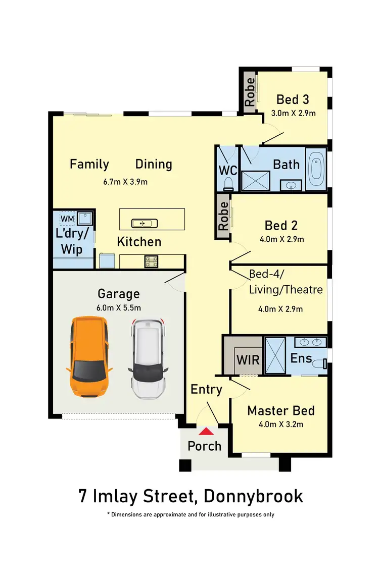 Floorplan of Homely house listing, 7 Imlay Street, Donnybrook VIC 3064