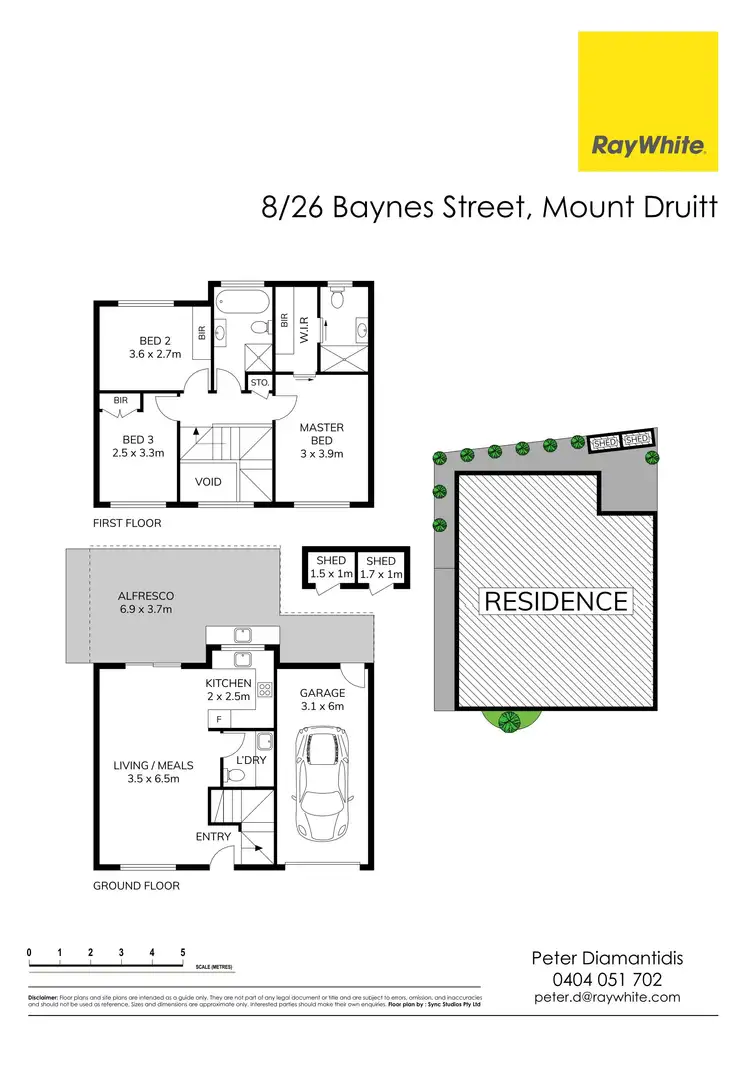 Floorplan of Homely townhouse listing, 8/26 Baynes Street, Mount Druitt NSW 2770