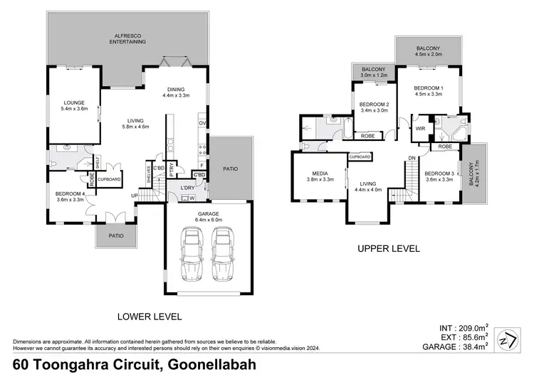 Floorplan of Homely house listing, 60 Toongahra Circuit, Goonellabah NSW 2480