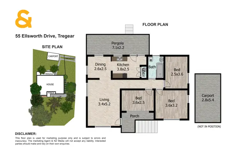 Floorplan of Homely house listing, 55 Ellsworth Drive, Tregear NSW 2770