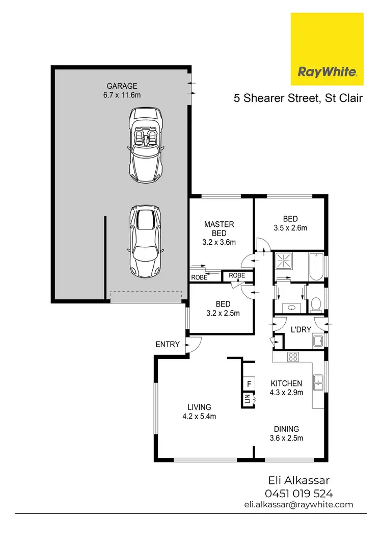 Floorplan of Homely house listing, 3 Reddington Avenue, St Clair NSW 2759