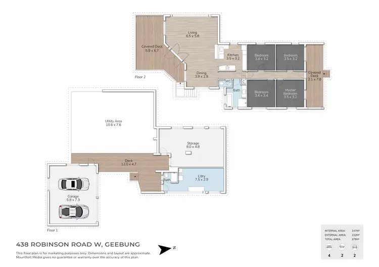 Floorplan of Homely house listing, 438 Robinson Road West, Geebung QLD 4034