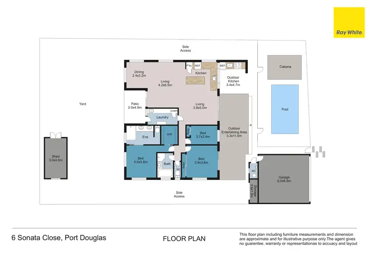 Floorplan of Homely house listing, 6 Sonata Close, Port Douglas QLD 4877