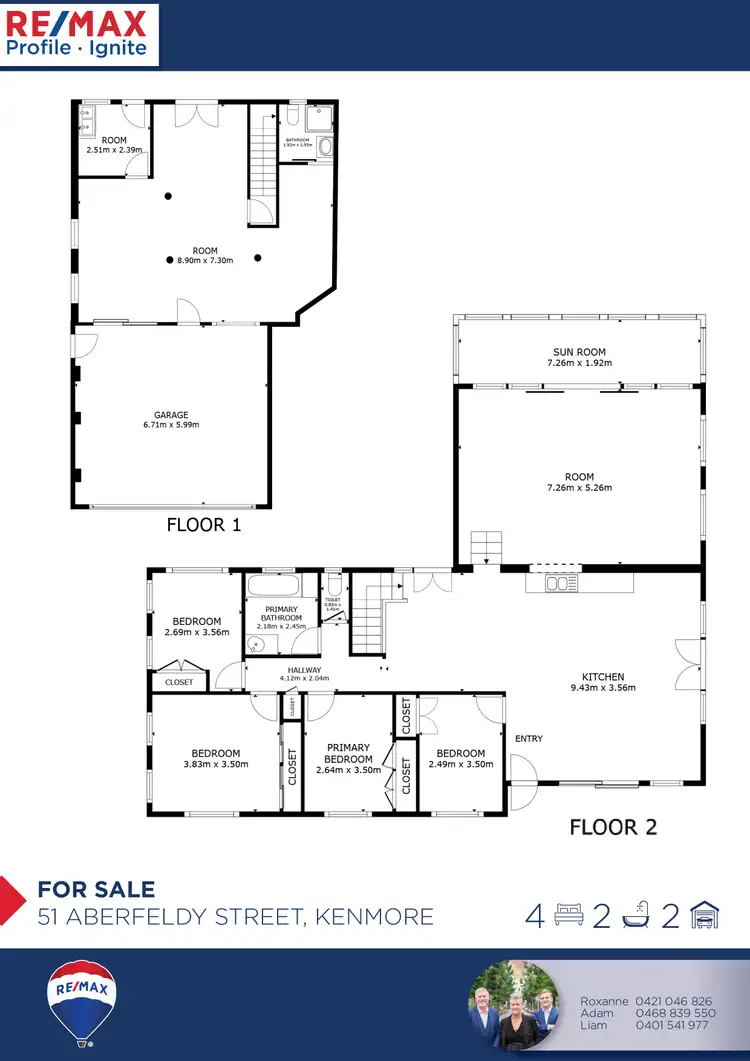 Floorplan of Homely house listing, 51 Aberfeldy Street, Kenmore QLD 4069