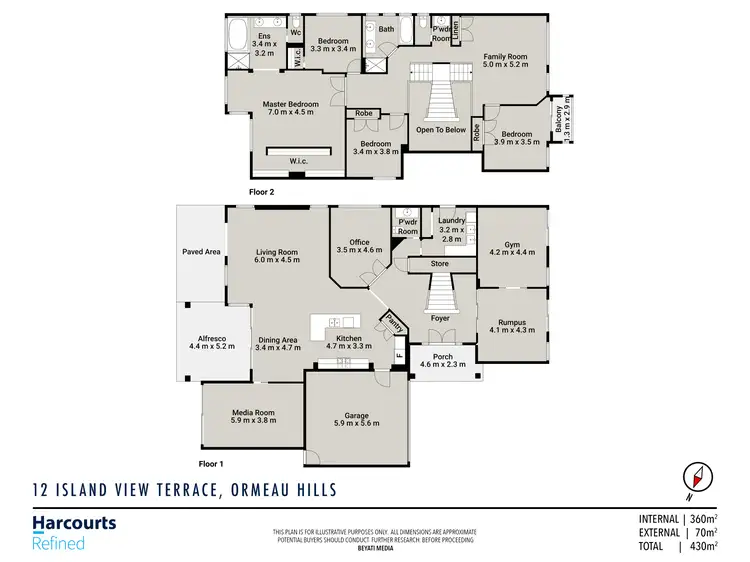 Floorplan of Homely house listing, 12 Islandview Terrace, Ormeau Hills QLD 4208