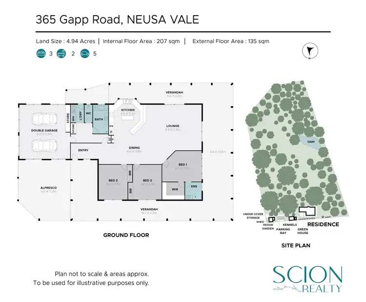 Floorplan of Homely house listing, 365 Gap Road, Neusa Vale QLD 4570