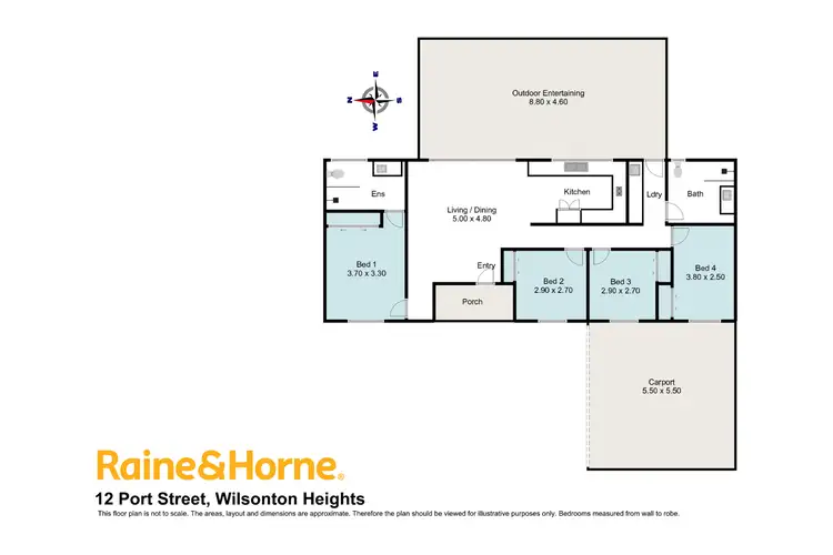 Floorplan of Homely house listing, 12 Port Street, Wilsonton Heights QLD 4350