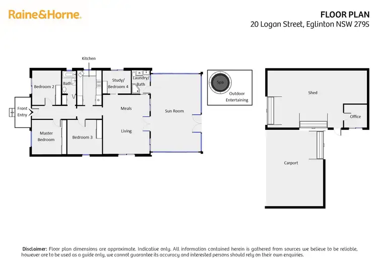 Floorplan of Homely house listing, 20 Logan Street, Eglinton NSW 2795