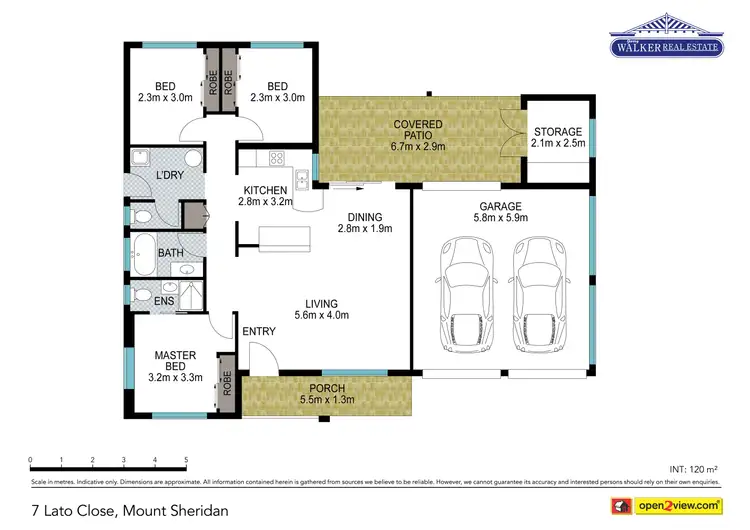 Floorplan of Homely house listing, 7 Lato Close, Mount Sheridan QLD 4868