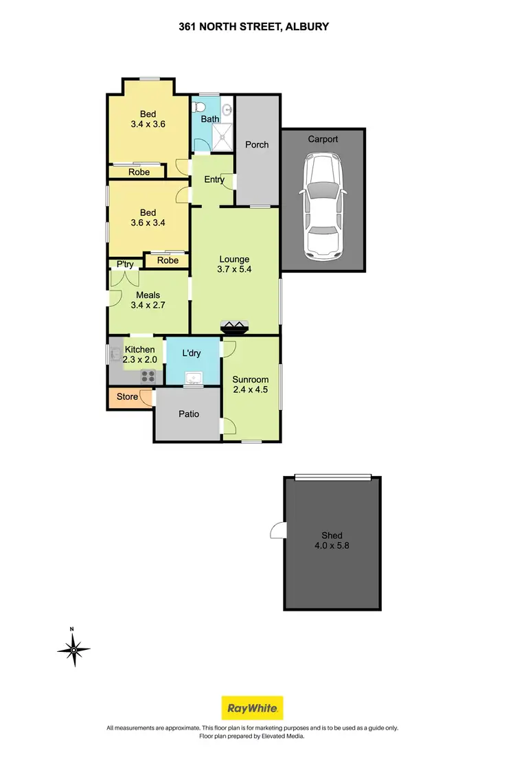 Floorplan of Homely house listing, 361 North Street, North Albury NSW 2640
