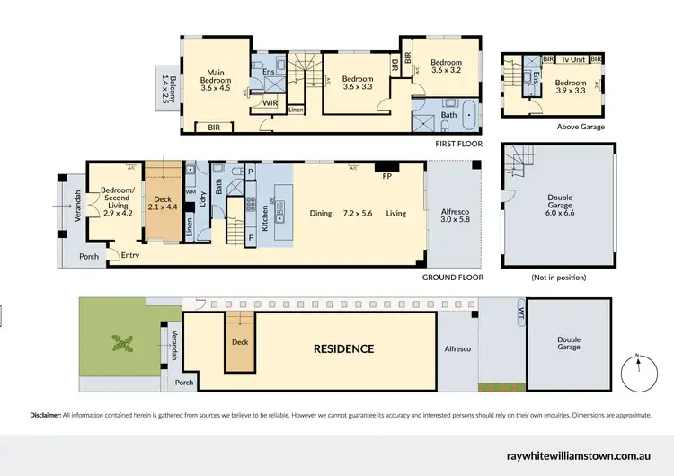 Floorplan of Homely townhouse listing, 56A Mirls Street, Newport VIC 3015