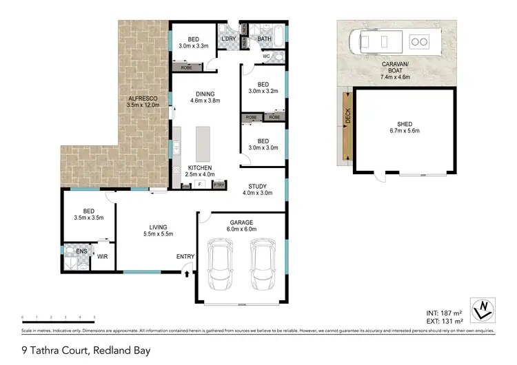 Floorplan of Homely house listing, 9 Tathra Court, Redland Bay QLD 4165