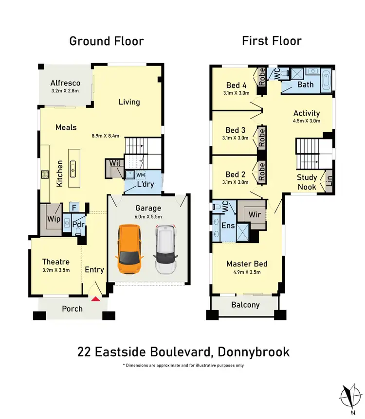Floorplan of Homely house listing, 22 Eastside Boulevard, Donnybrook VIC 3064