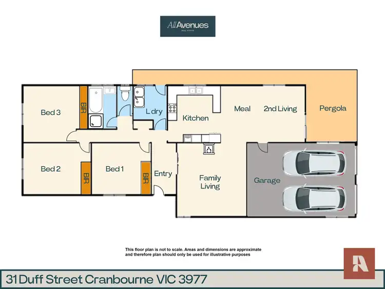 Floorplan of Homely house listing, 31 Duff Street, Cranbourne VIC 3977