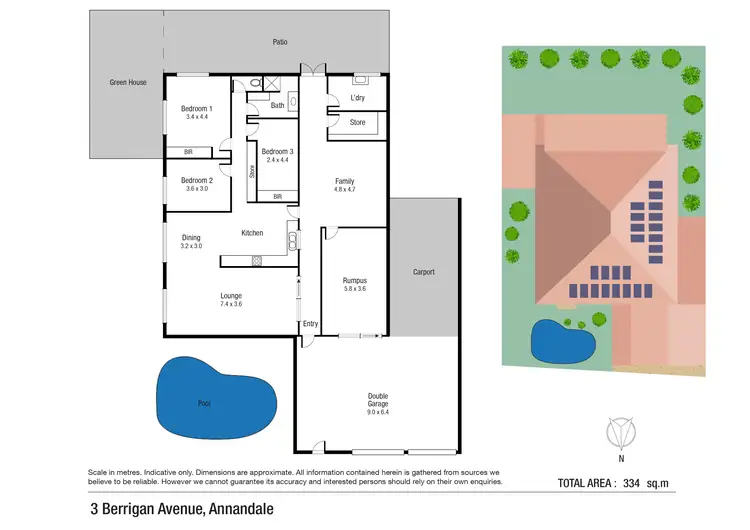 Floorplan of Homely house listing, 3 Berrigan Avenue, Annandale QLD 4814