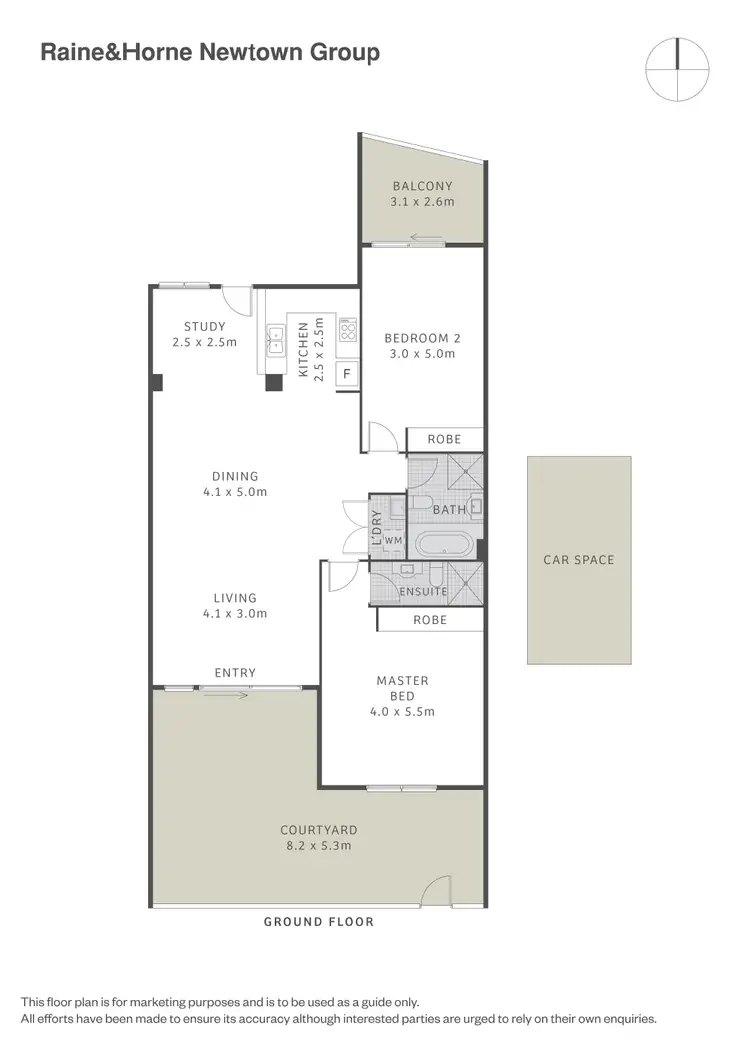 Floorplan of Homely apartment listing, 80/49 Henderson Road, Alexandria NSW 2015