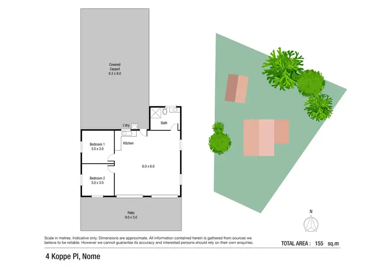 Floorplan of Homely house listing, 4 Koppe Place, Nome QLD 4816