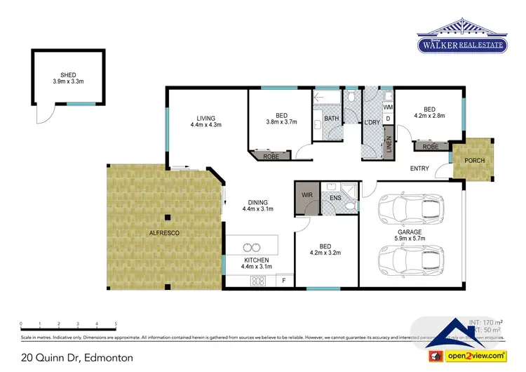 Floorplan of Homely house listing, 20 Quinn Drive, Edmonton QLD 4869