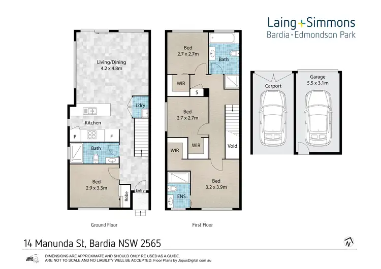Floorplan of Homely house listing, 14 Manunda Street, Bardia NSW 2565