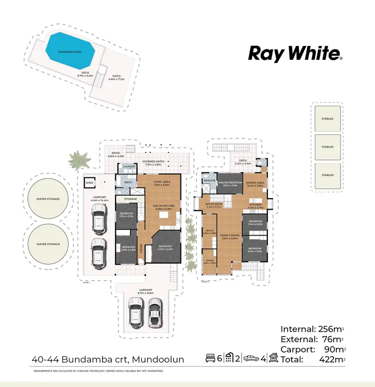 Floorplan of Homely house listing, 40-44 Bundamba Court, Mundoolun QLD 4285