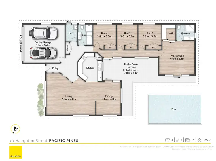 Floorplan of Homely house listing, 10 Haughton Street, Pacific Pines QLD 4211