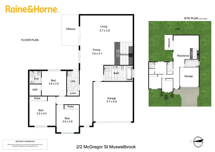 Floorplan of Homely semi-detached listing, 2/2 Mcgregor Street, Muswellbrook NSW 2333