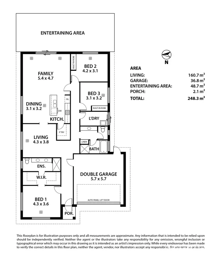 Floorplan of Homely house listing, 1 Ivan Court, Charleston SA 5244