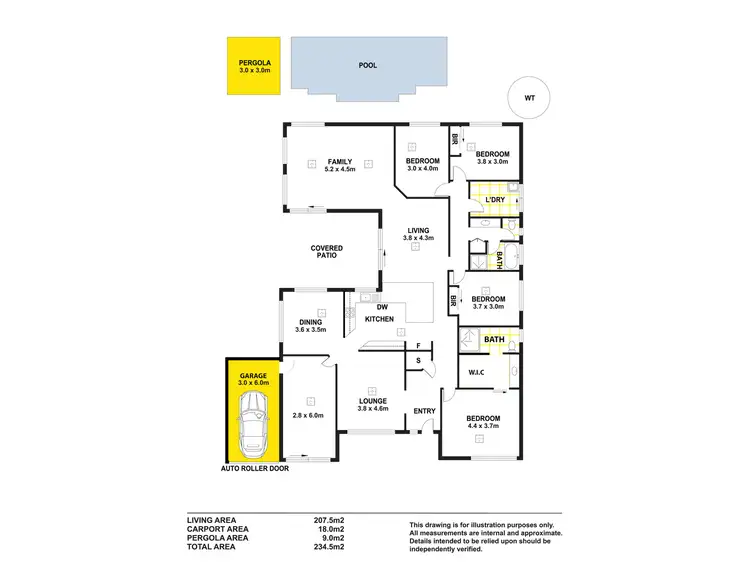 Floorplan of Homely house listing, 19 Sylvan Circuit, Noarlunga Downs SA 5168