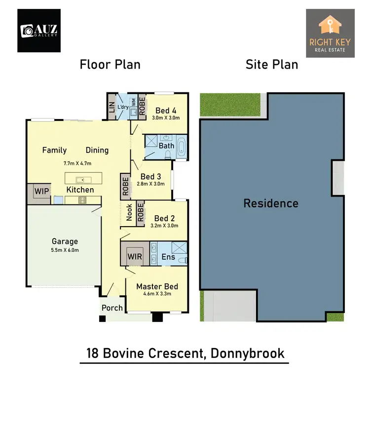 Floorplan of Homely house listing, 18 Bovine Crescent, Donnybrook VIC 3064