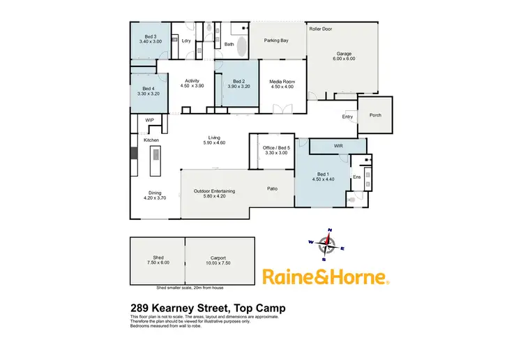 Floorplan of Homely house listing, 289 Kearney Street, Top Camp QLD 4350