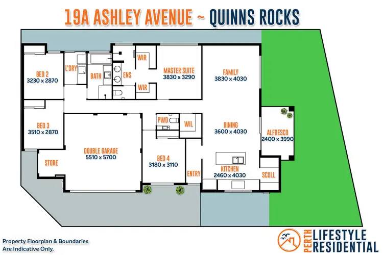 Floorplan of Homely house listing, 19A Ashley Avenue, Quinns Rocks WA 6030