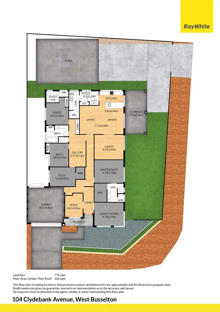 Floorplan of Homely house listing, 104 Clydebank Avenue, West Busselton WA 6280