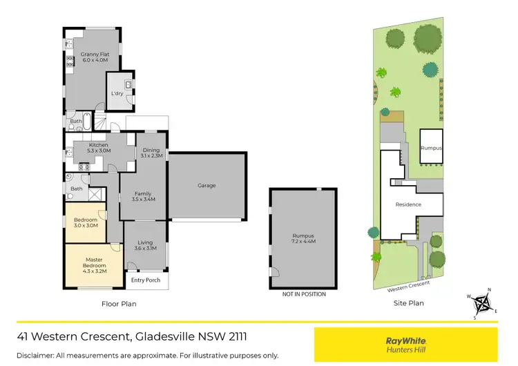 Floorplan of Homely house listing, 41 Western Crescent, Gladesville NSW 2111