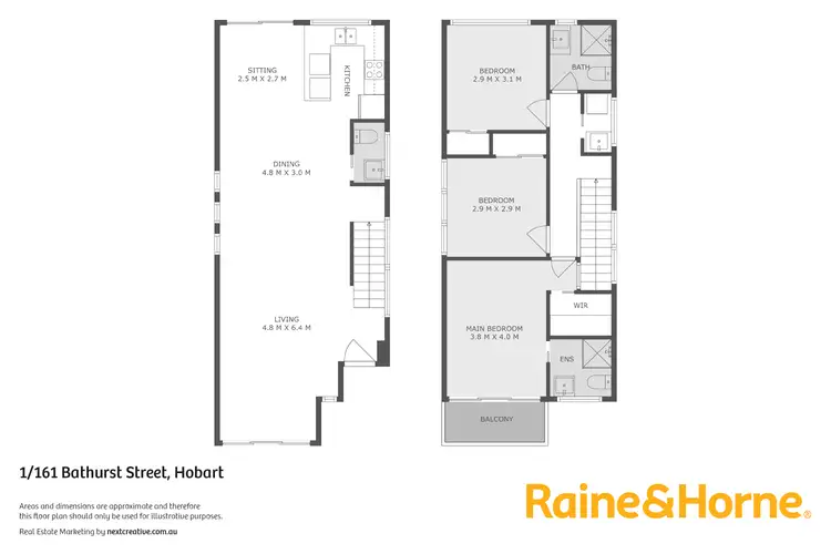 Floorplan of Homely house listing, 1/161 Bathurst Street, Hobart TAS 7000