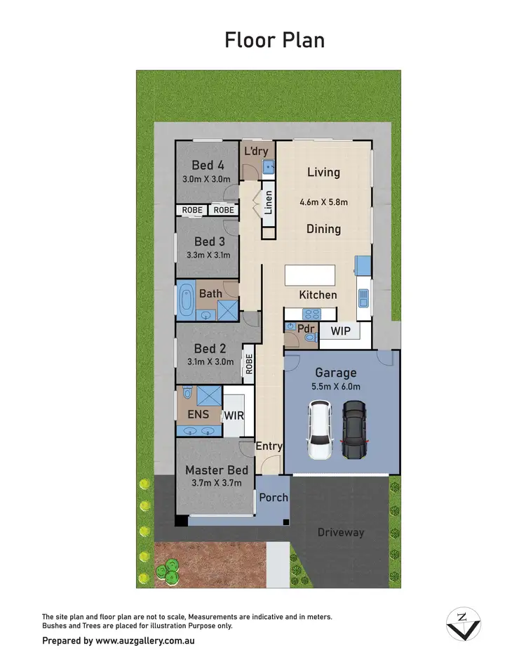 Floorplan of Homely house listing, 84 Boomerang Road, Donnybrook VIC 3064