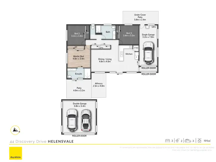 Floorplan of Homely house listing, 44 Discovery Drive, Helensvale QLD 4212