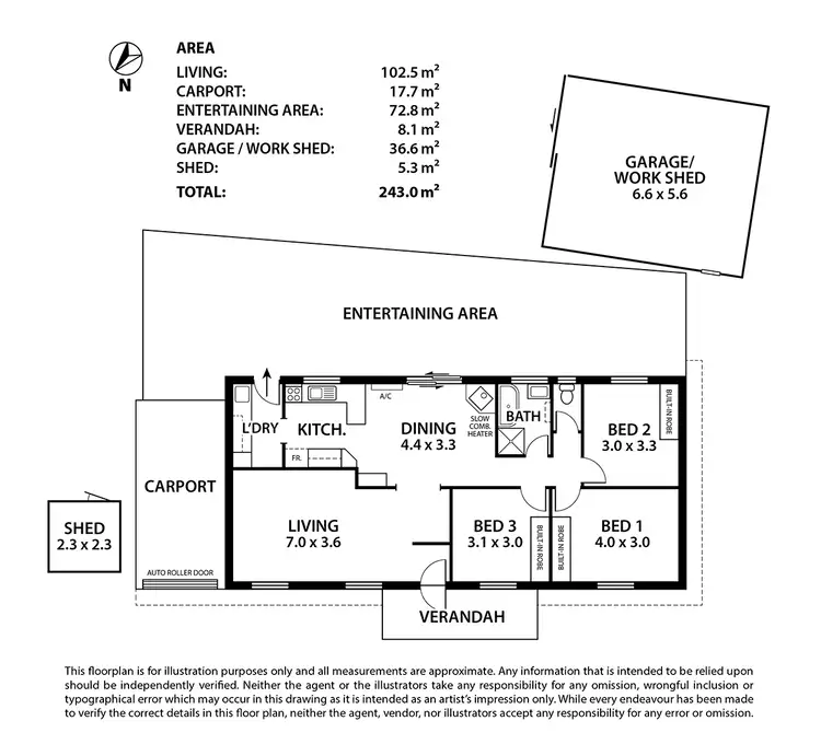 Floorplan of Homely house listing, 2 Kurla Road, Balhannah SA 5242