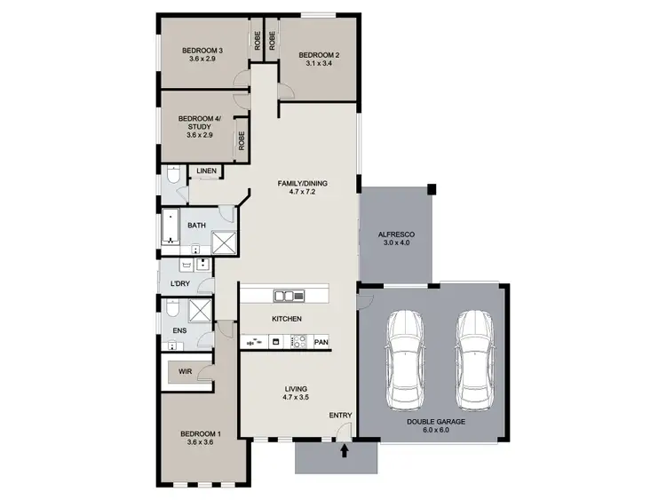 Floorplan of Homely house listing, 4 Kennedy Close, Glen Eden QLD 4680