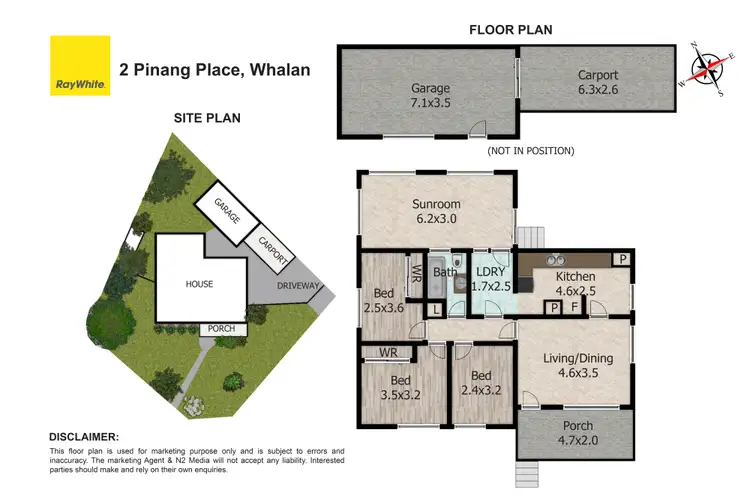 Floorplan of Homely house listing, 2 Pinang Place, Whalan NSW 2770