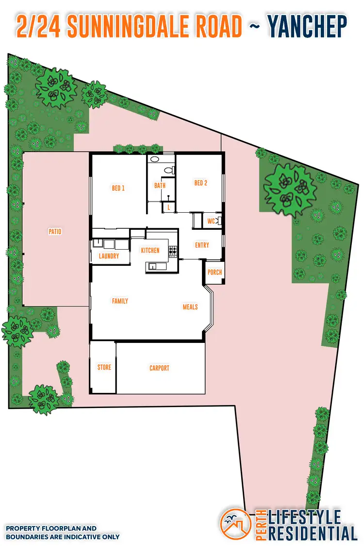 Floorplan of Homely house listing, 2/24 Sunningdale Road, Yanchep WA 6035