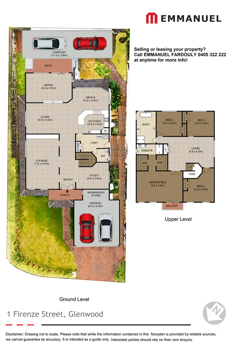 Floorplan of Homely house listing, 1 Firenze Street, Glenwood NSW 2768