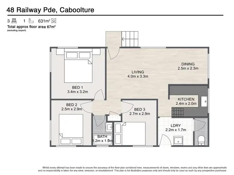 Floorplan of Homely house listing, 48 Railway Parade, Caboolture QLD 4510