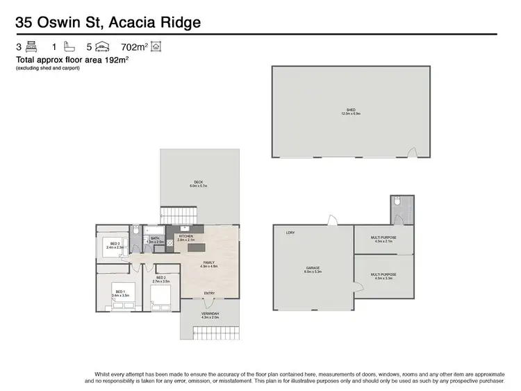 Floorplan of Homely house listing, 35 Oswin Street, Acacia Ridge QLD 4110