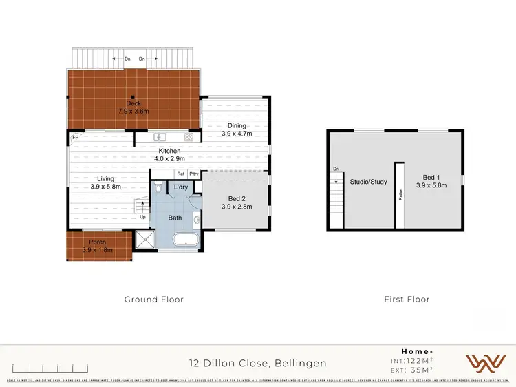 Floorplan of Homely house listing, 12 Dillon Close, Bellingen NSW 2454