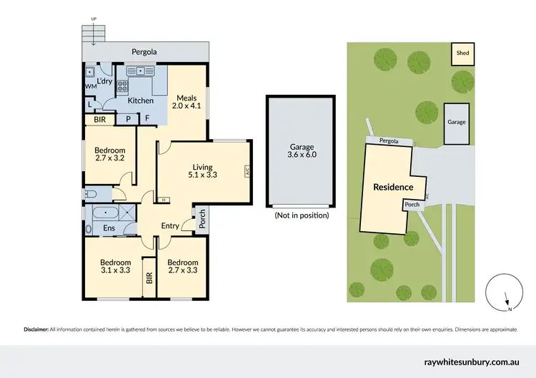 Floorplan of Homely house listing, 45 Melba Avenue, Sunbury VIC 3429
