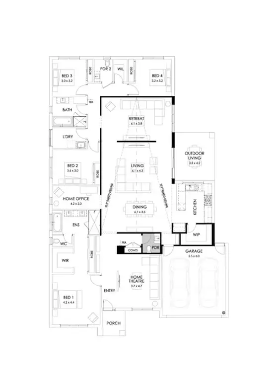 Floorplan of Homely house listing, 32 Lidderdale Drive, Gisborne VIC 3437